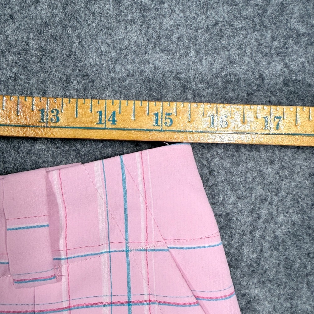 Nike Golf Pink Plaid Pleated Skort Nike Fit Dry Womens Size 8 321414-623 - Picture 7 of 9